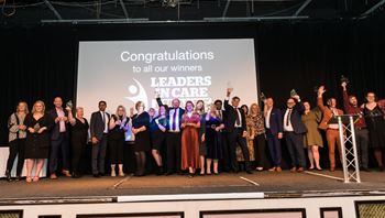 Right at Home celebrate a double award win at the Leaders in Care Awards