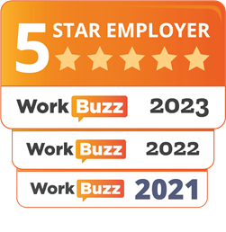 Star employer 2021, 2022 and 2023 stacked