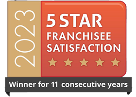 2023 5 Star Franchisee Satisfaction logo