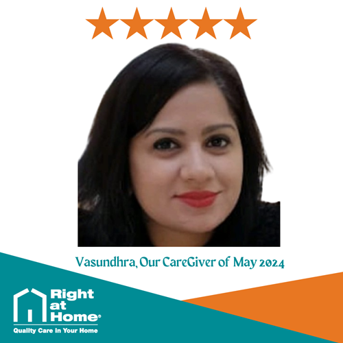 Vasundhra, our CareGiver of the month